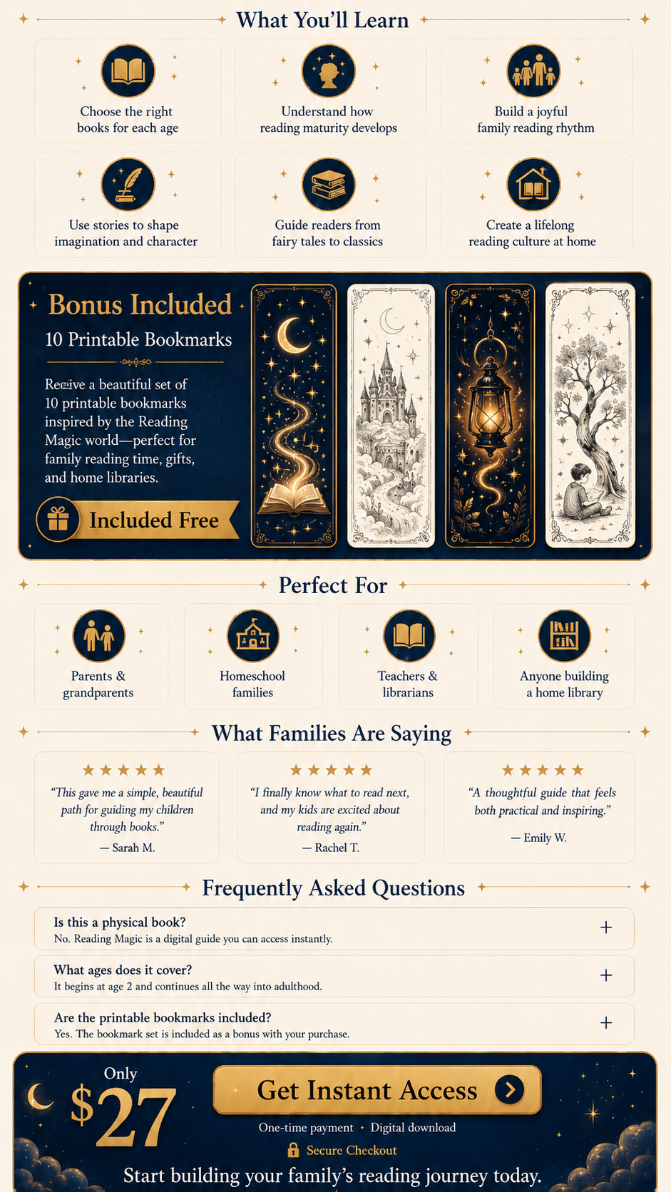Reading Magic — What You'll Learn, Bonus e Depoimentos